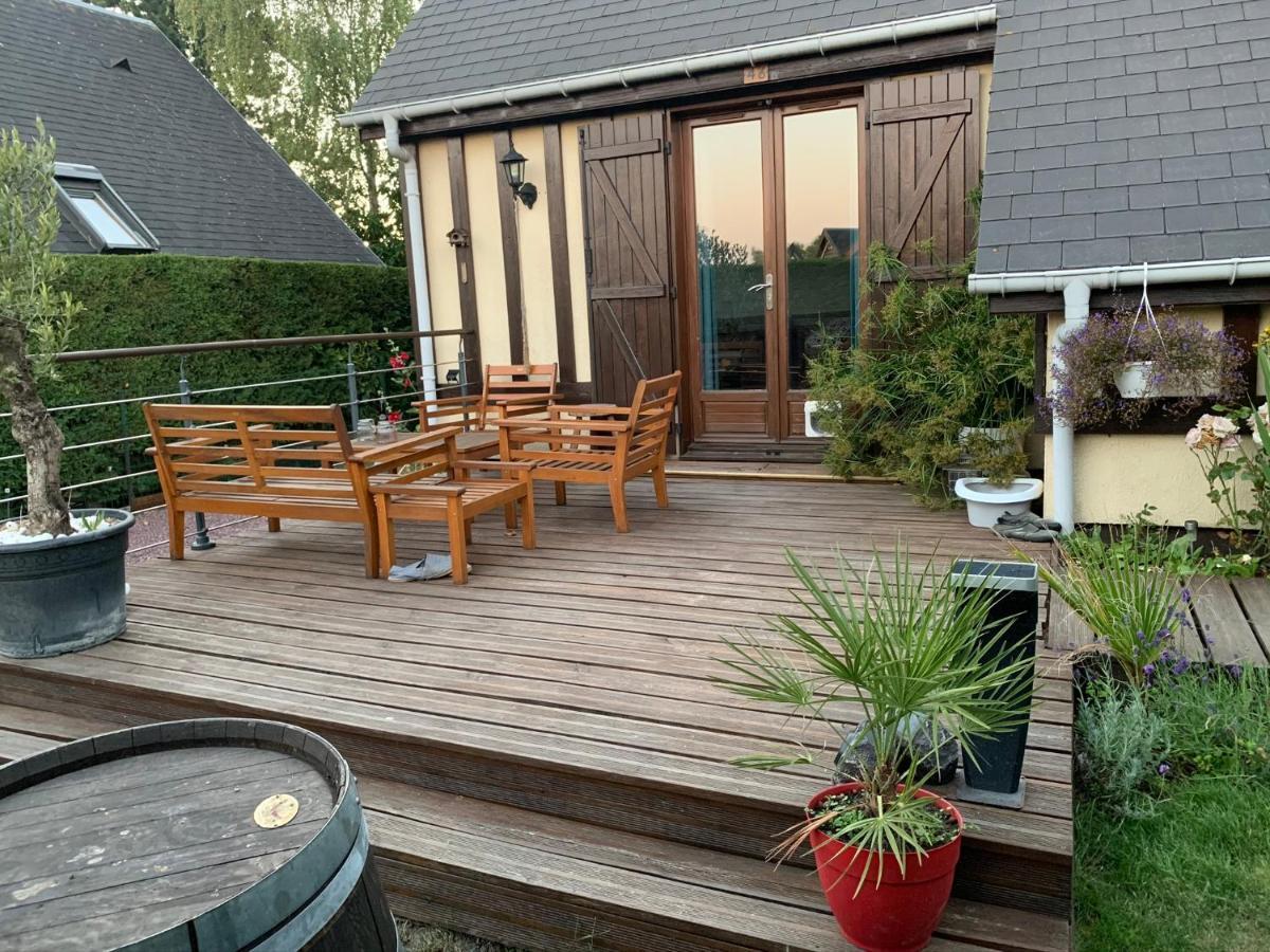 Le Chalet Normand Merville-Franceville-Plage Εξωτερικό φωτογραφία